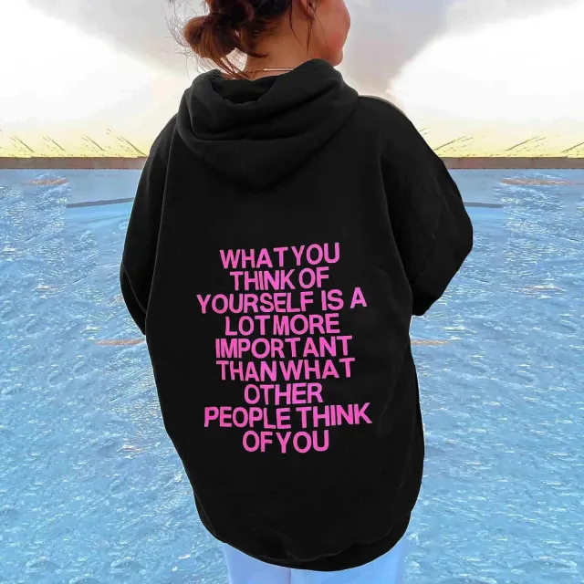 Cute Letters 3D Printed Pullover Loose Hooded Sweater Model 14 5Xl - Shop at LoveMi