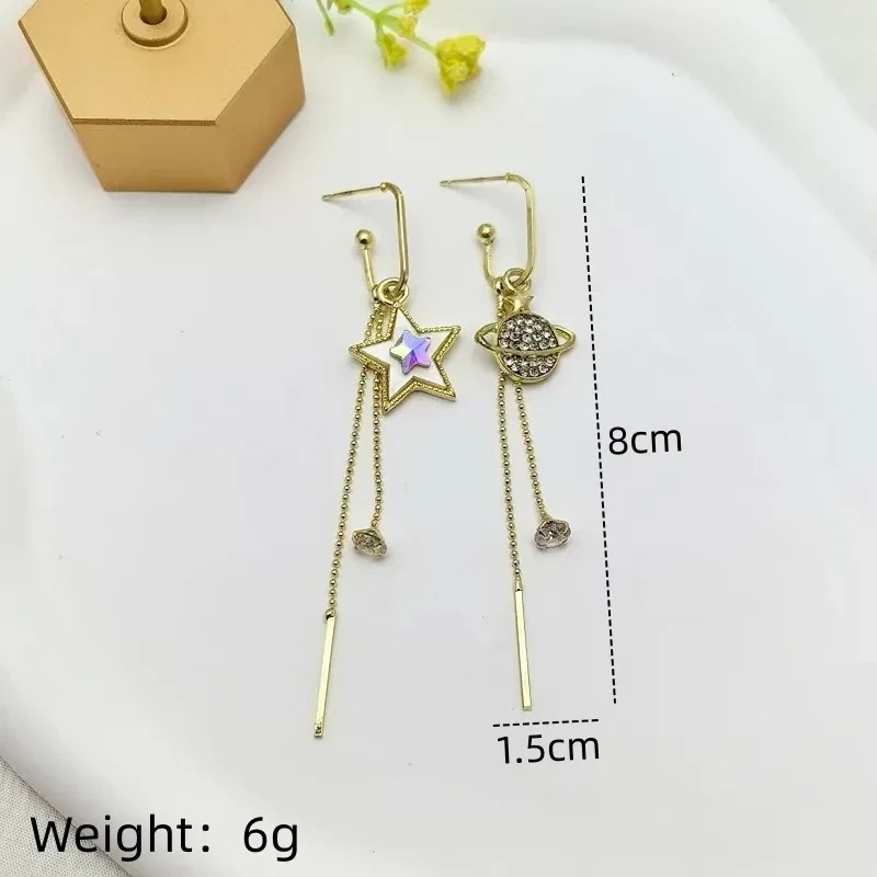 Fashionable Womens Accessories Rose Flower Pendant Earrings