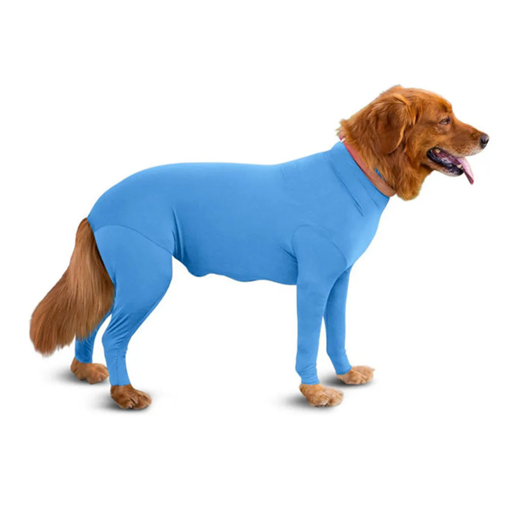 Pet Dog Jumpsuit Medium Large Dog Pyjamas Anxiety - Skyblue