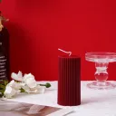 Wine Red Gear Cylinder 5X10Cm