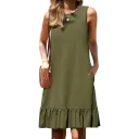 Army Green Solid Color