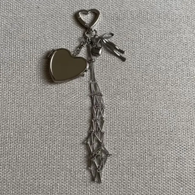 A Wire Fence Lipstick Holder DIY Bag Package Pendant Heart Shaped Ring Design - Shop at LoveMi