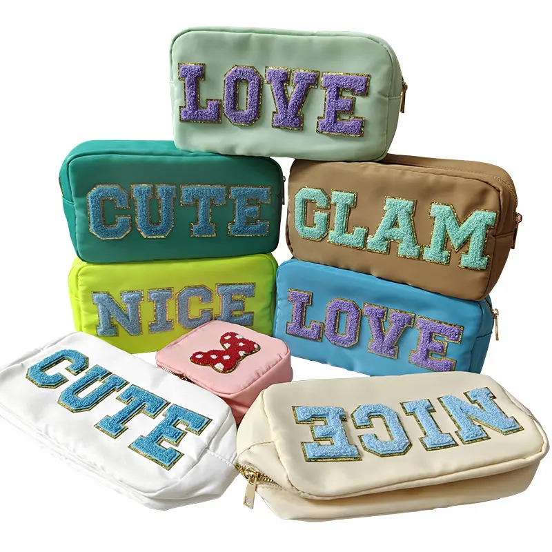 Fashionable Large Capacity Portable Zipper Waterproof Nylon