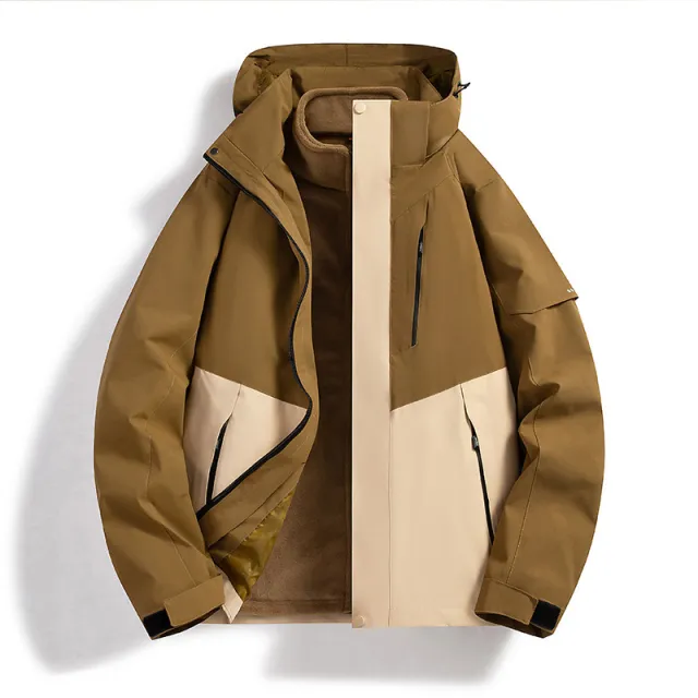 Women's Gore Tex Jacket Three in one Waterproof New Gold Beige - Shop at LoveMi