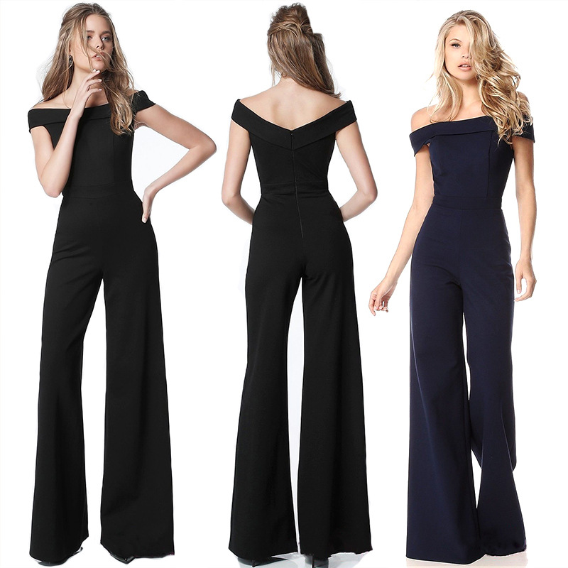Off-shoulder Casual Chic Jumpsuit
