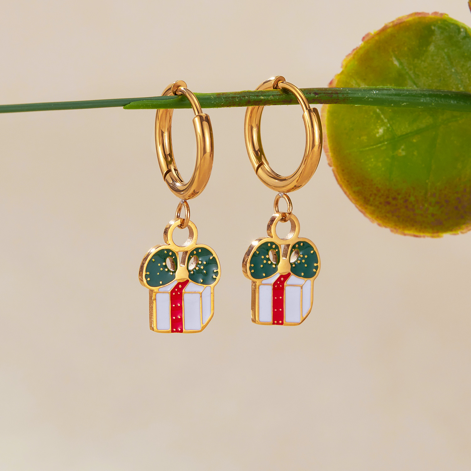 Delicate Earrings Fashion Creative Stainless Steel