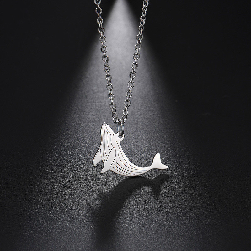 Sea World Animal Sea Lion Stainless Steel Pendant Necklace