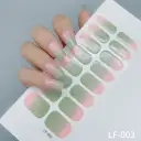Manicure Full Stickers Solid Color 16 Small Stickers European And American Simple Nails view 18