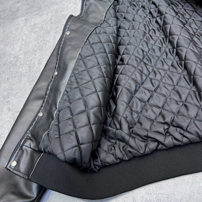 Men's Autumn And Winter Leisure Leather Jacket Stand Collar