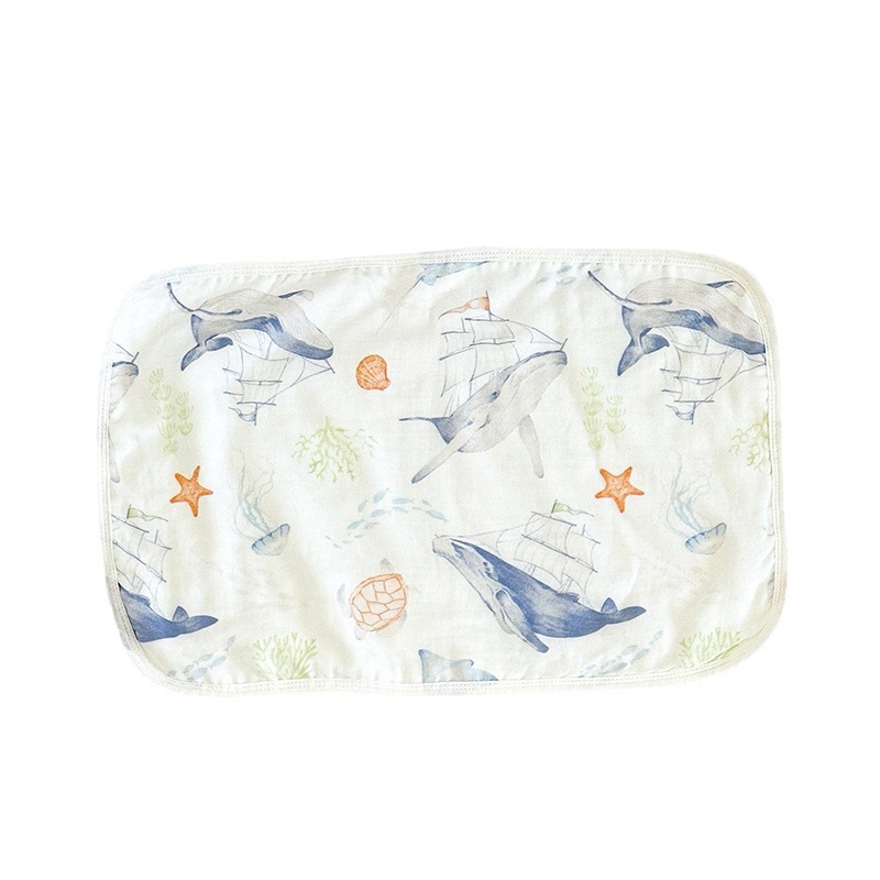 8-Ply Bamboo Cotton Gauze Class A Baby Gauze Pillowcase
