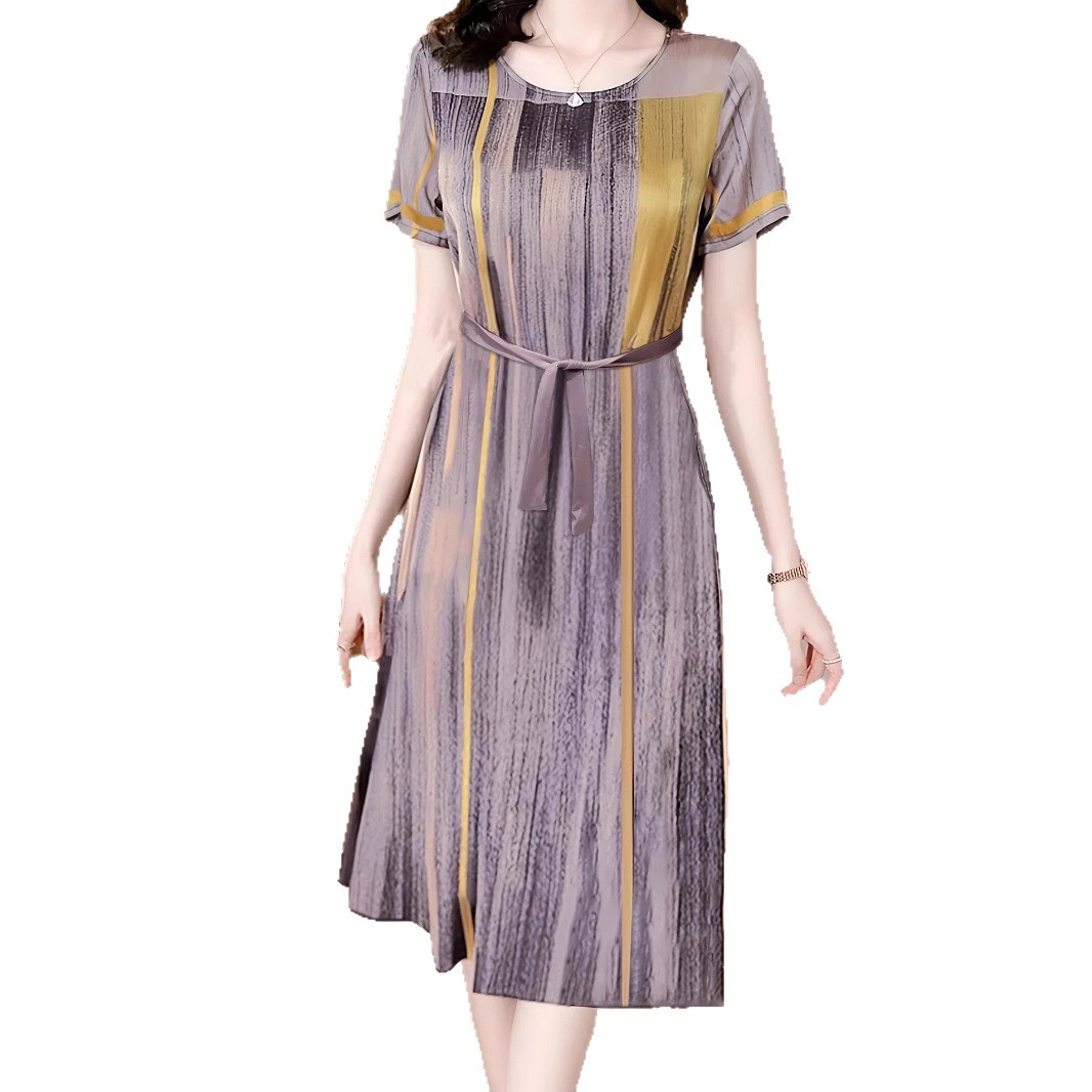 Elegant And Stylish Springsummer Short-sleeve Dress