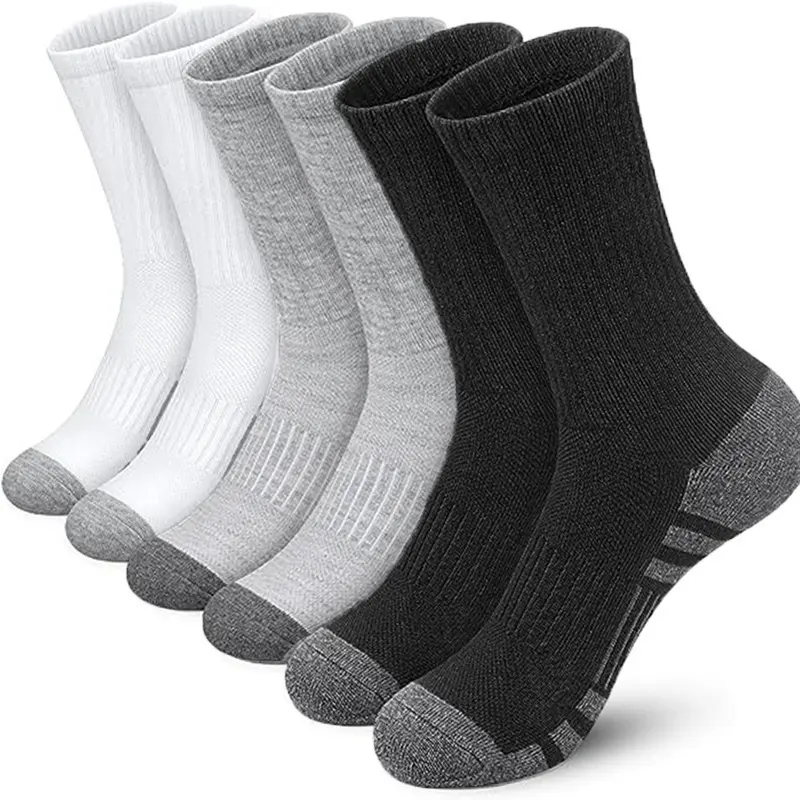 Color Matching Athletic Socks Plus Size Basketball Mid Tube