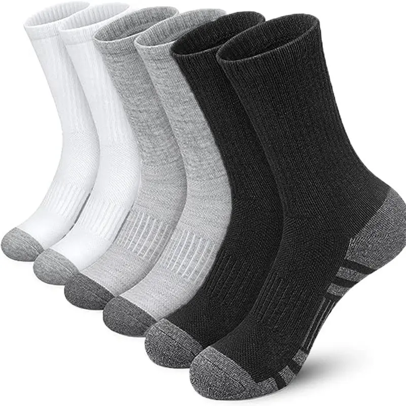 Color Matching Athletic Socks Plus Size Basketball