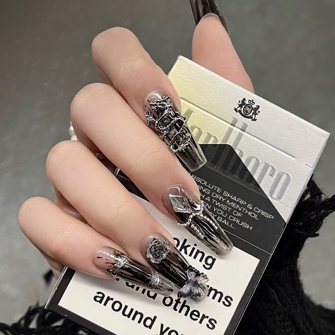 Dark Industrial-style Long Ladder Cool Edgy And Versatile