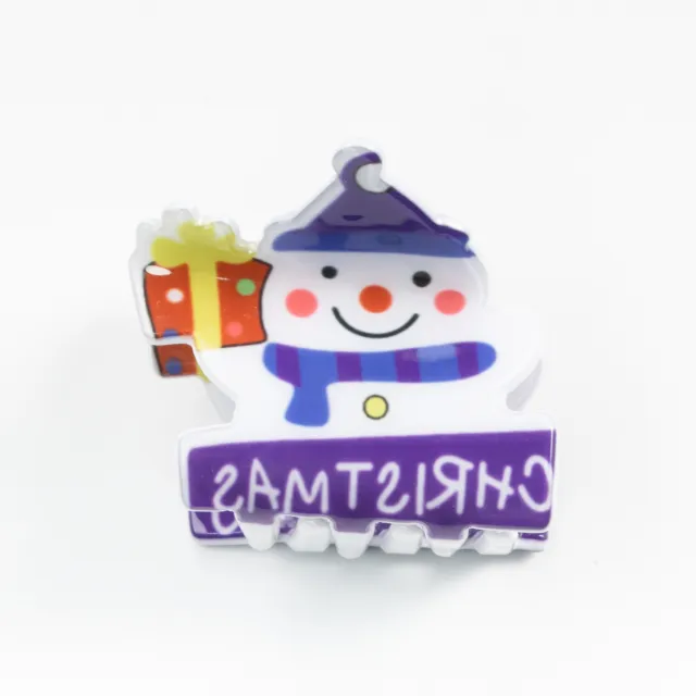 Christmas themed Cute Gloves, Snowman, And Cookie Hair Clips Gift Snowman - Shop at LoveMi