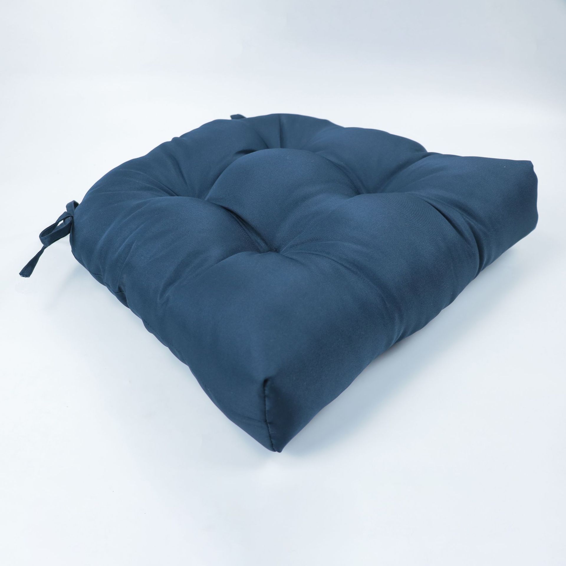 Outdoor Waterproof Chair Cushion (Black-43x43x8cm)