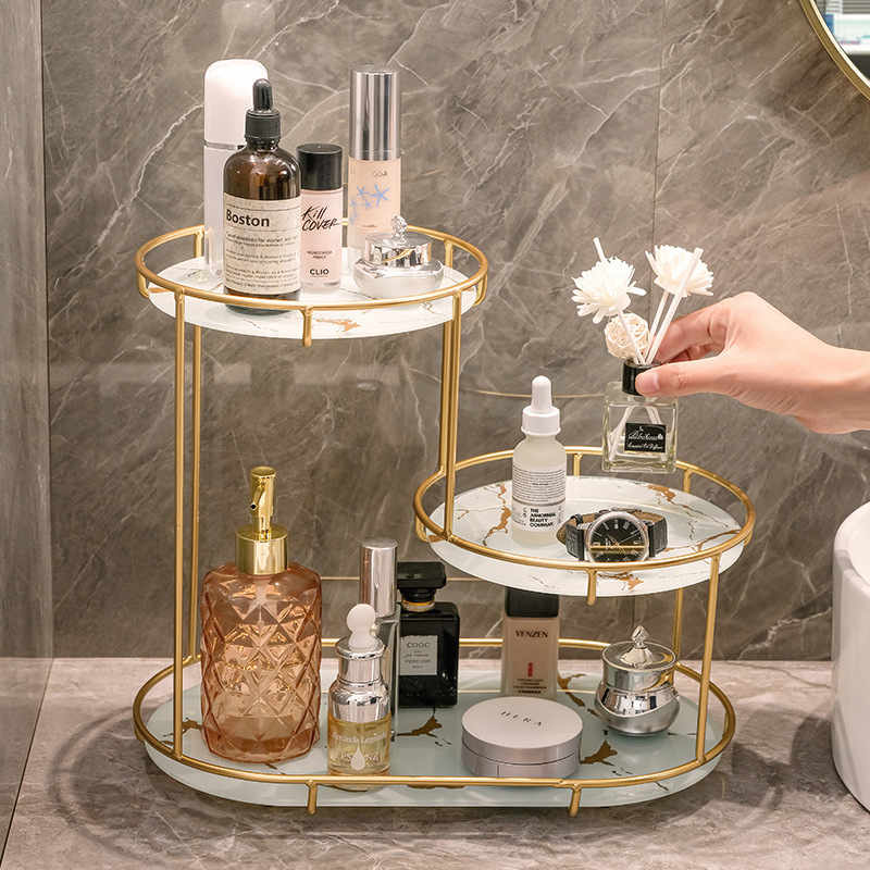 Light-luxury Bathroom Shelf Tray