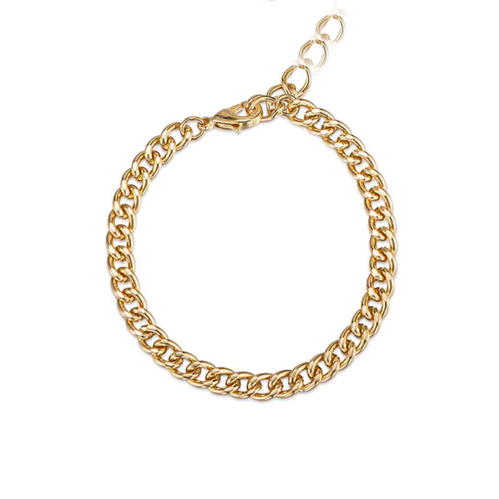 Fashion Punk Cuban Metal Hip Hop Bracelet