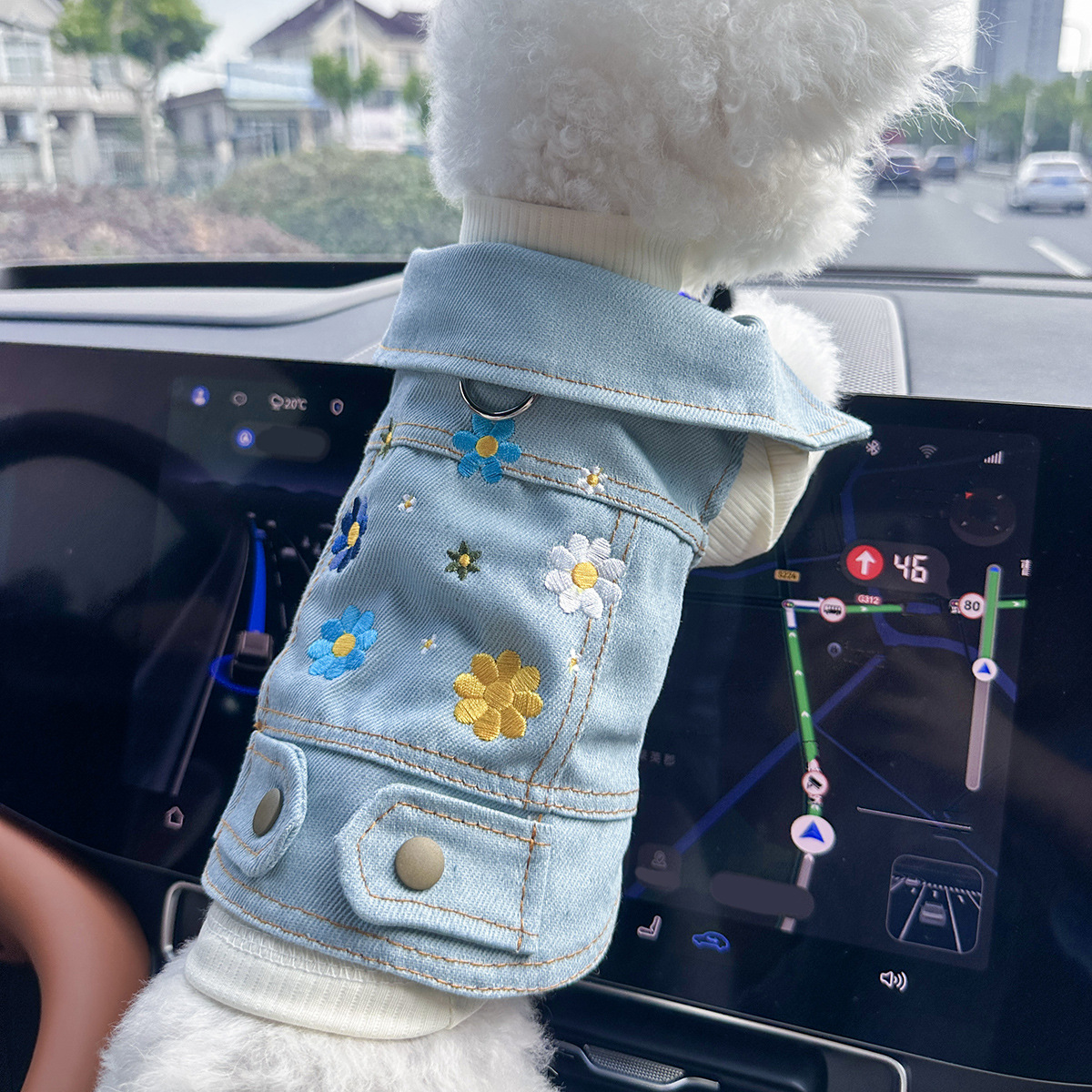 Dog And Cat Clothes Stylish Denim Outfits For Pets detail photo 21