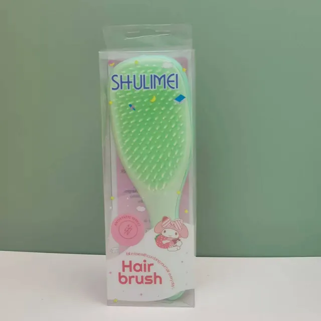 TT Air Curling Massage Home Princess Comb Green - Shop at LoveMi