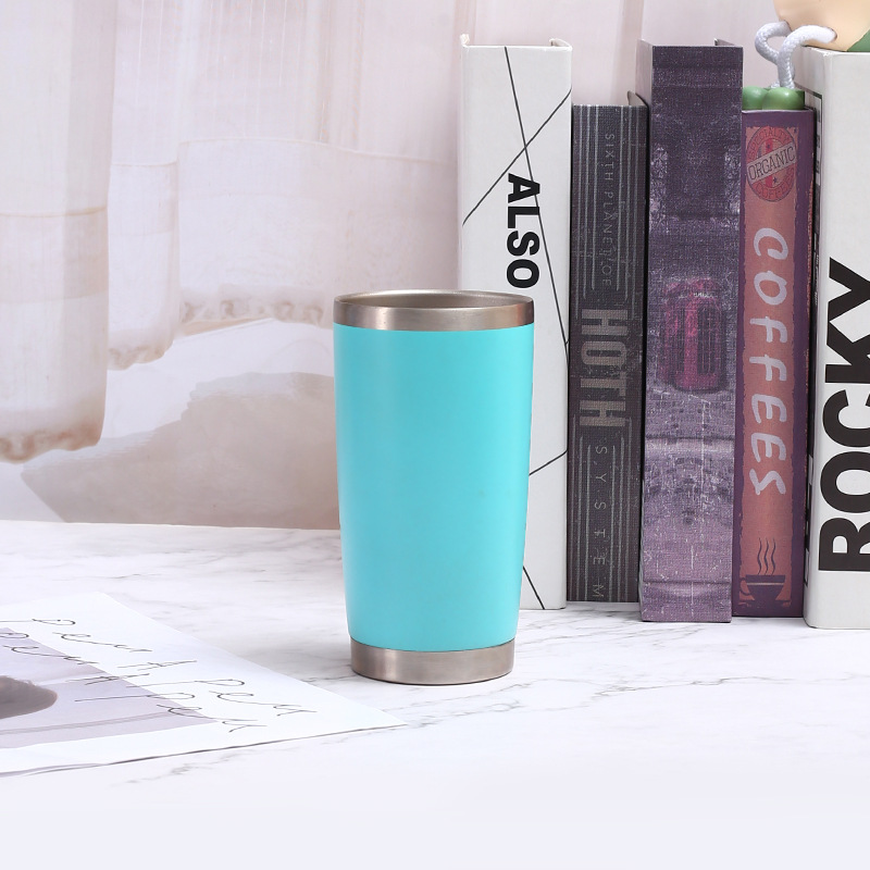 20oz Car Mug 304 Stainless Steel Double-Wall Vacuum Insulated Bottle