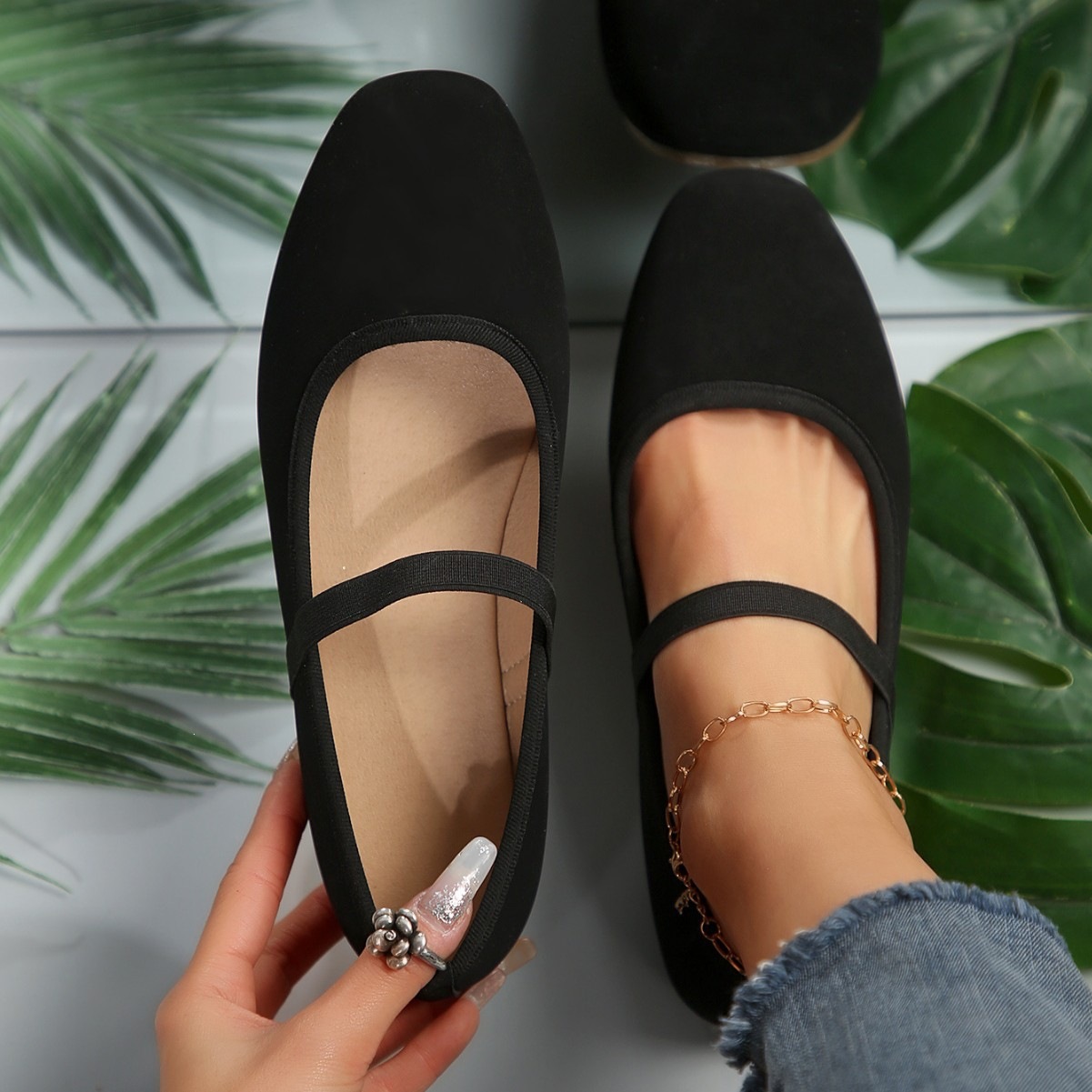 Low-cut All-match Simple Flat Women's Shoes For Four Seasons