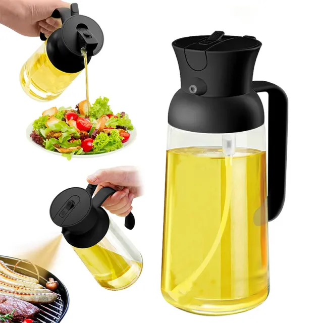 Kitchen Fuel Injector Dual use Olive Dispenser Oil Sprayer Black - Shop at LoveMi