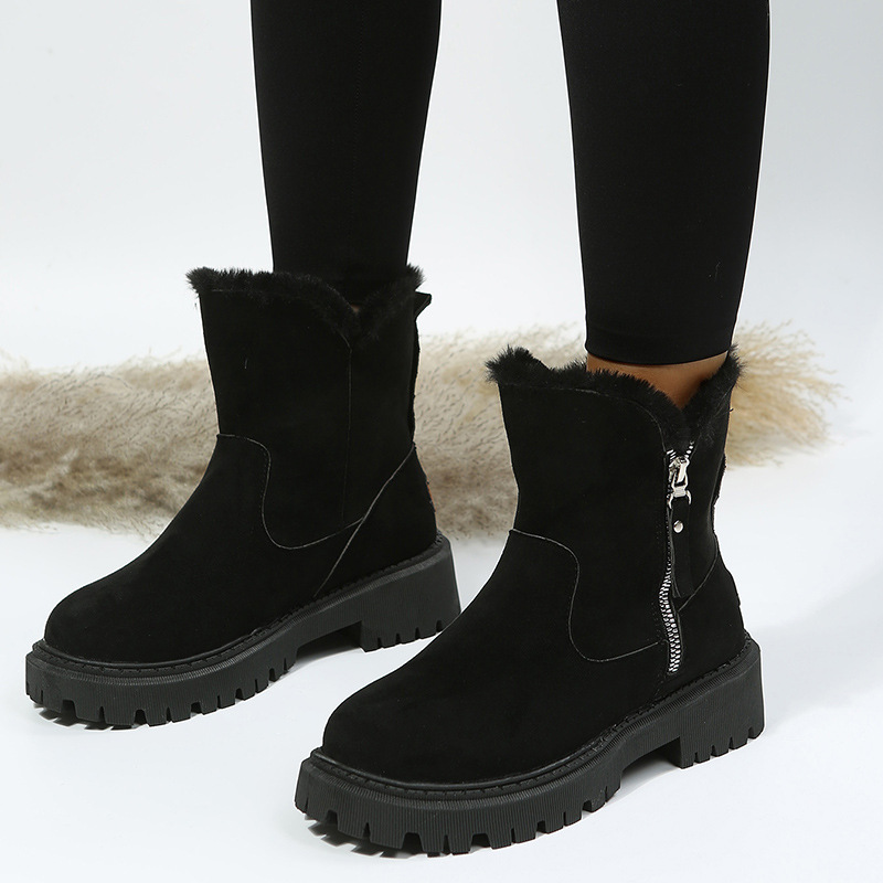 Title 3, Botas de nieve para mujer invierno nuevo cortas...