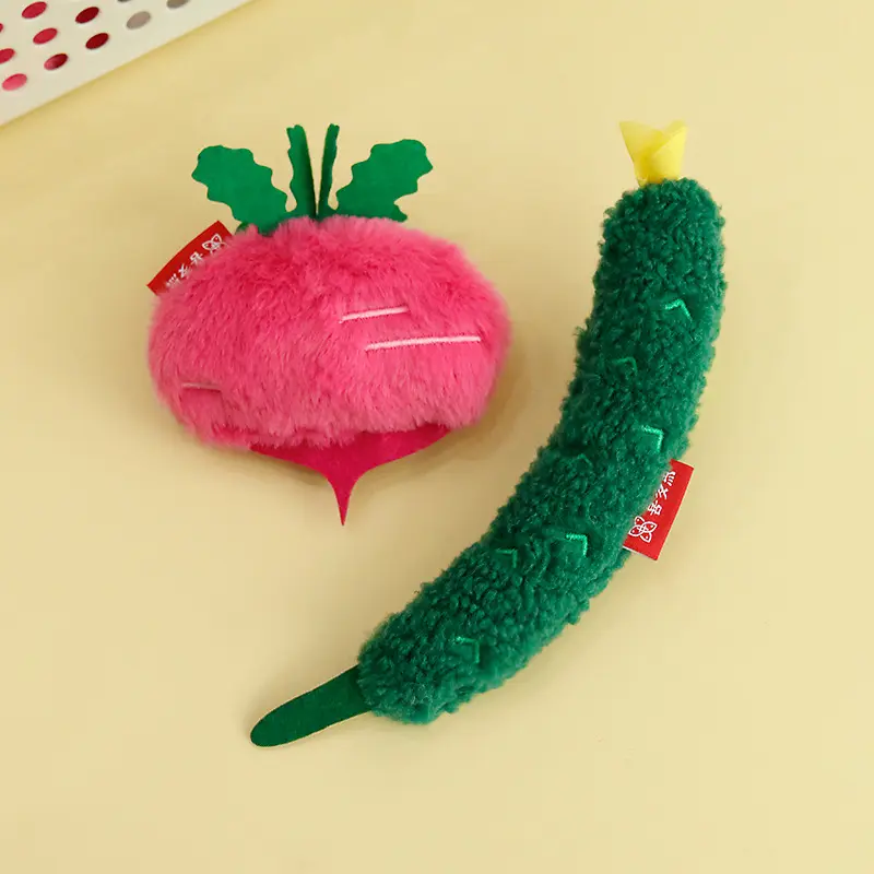 Radish Cucumber Cat Ringing Paper Toy Simulation