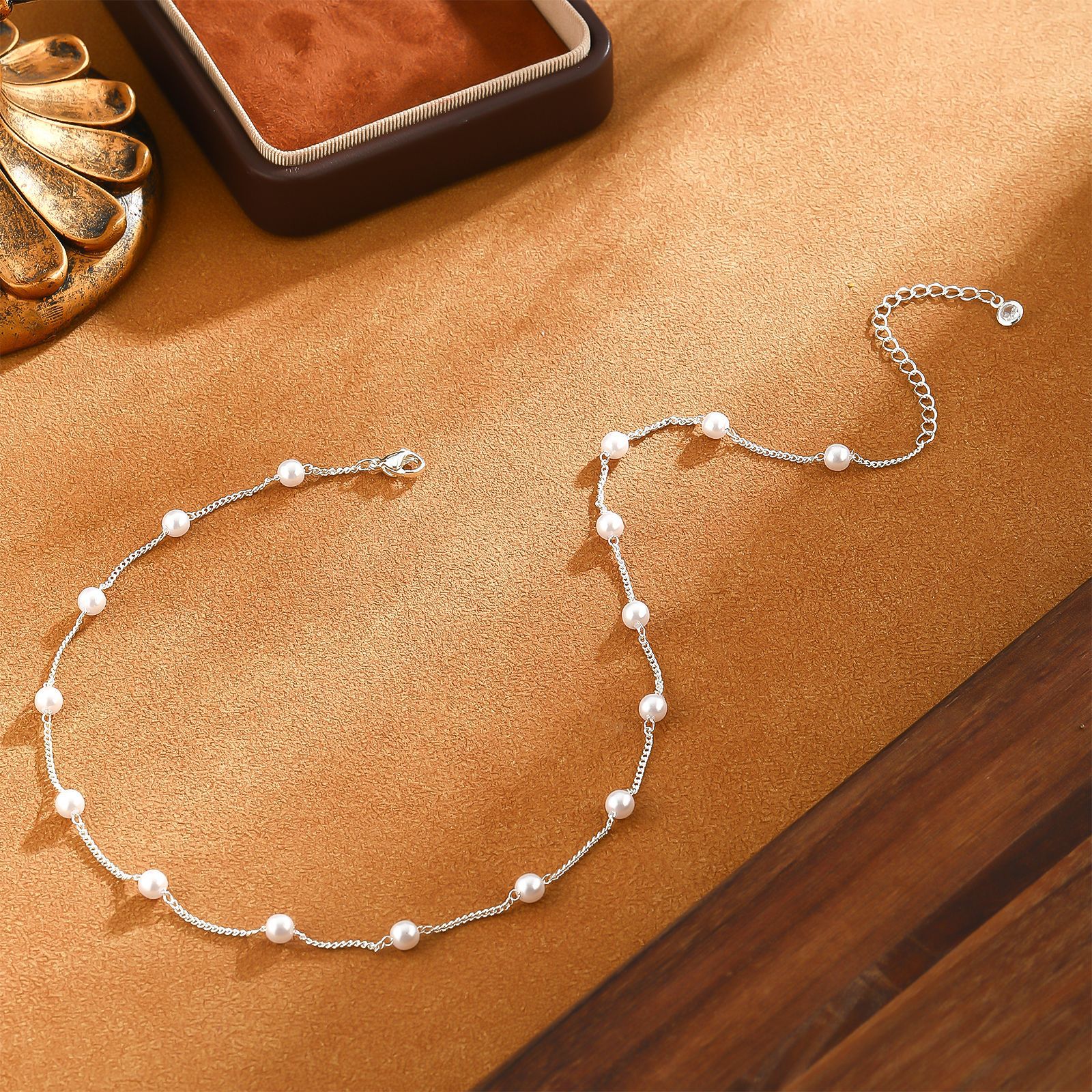 Womens Minimalist Clavicle Necklace Accessory