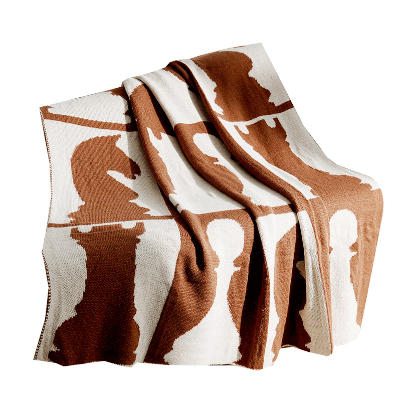 Woven Acrylic Throw Blanket