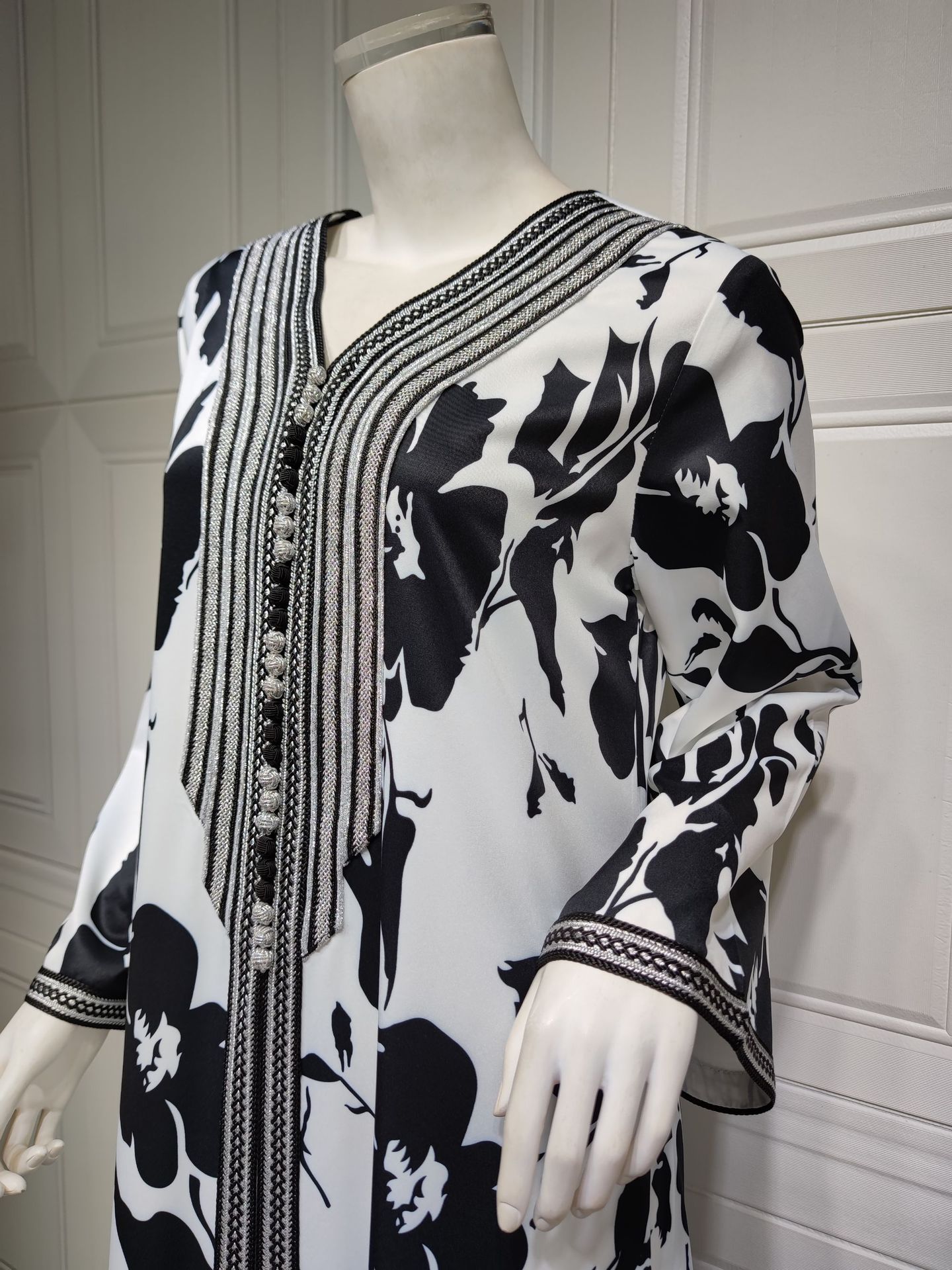 Long Printed Dress, picture 3 of 8
