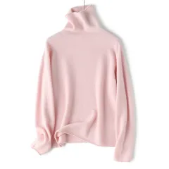 Seamless All-in-one Cashmere Knit Sweater In Dopamine Hues - Peach Pollen-L - View 1