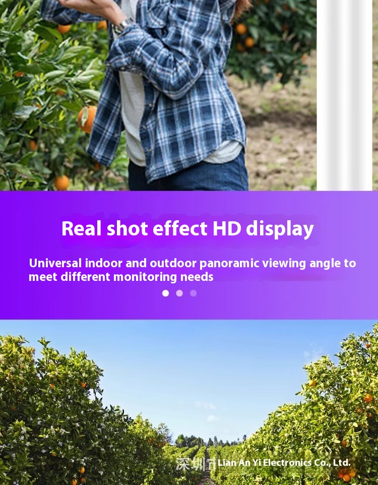 Solar Home Surveillance Camera Dual-screen Outdoor Wifi4g Intelligent Network - Image 23