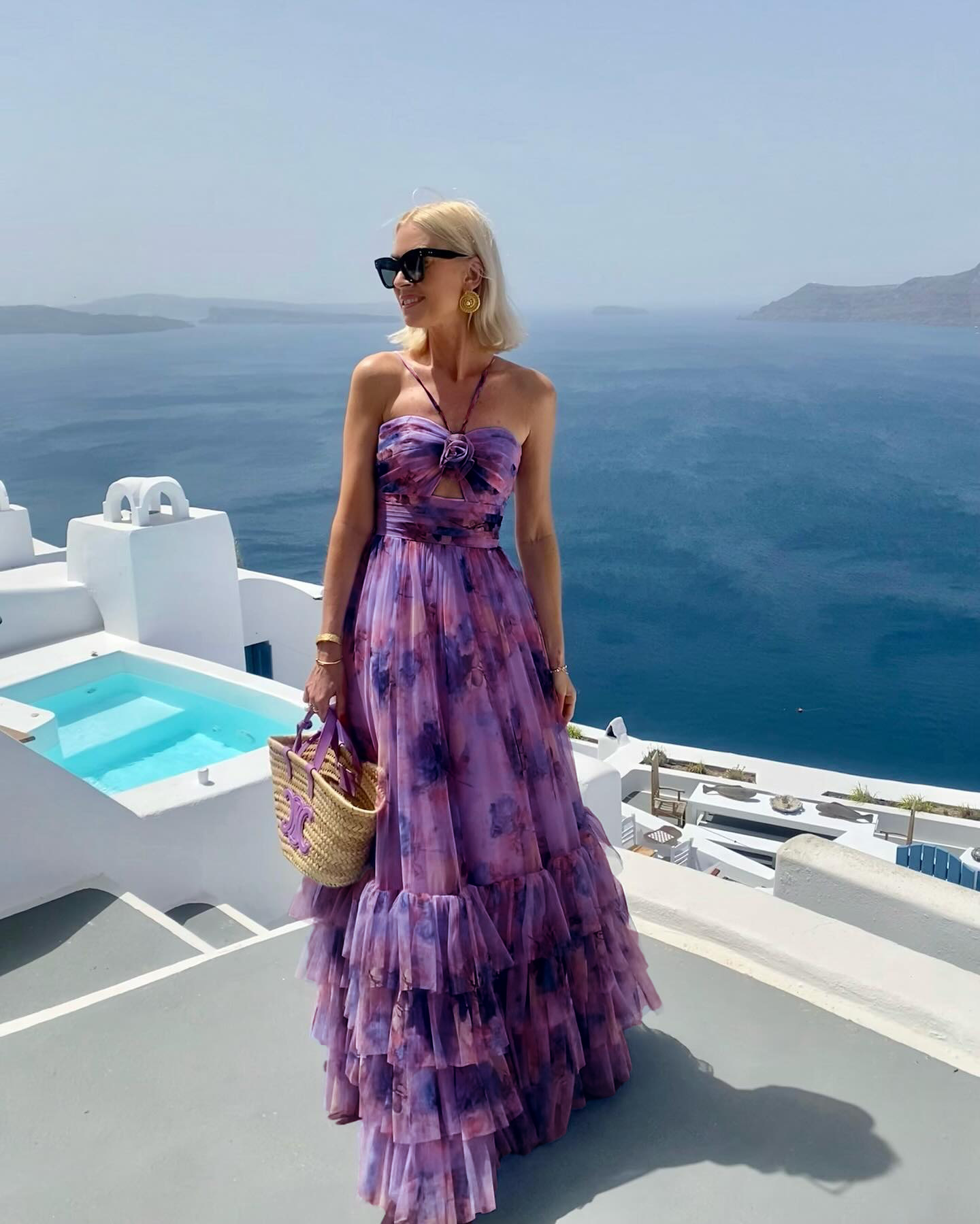 Vacation Style Dopamine Temperament Camisole Dress Purple - Shop at LoveMi