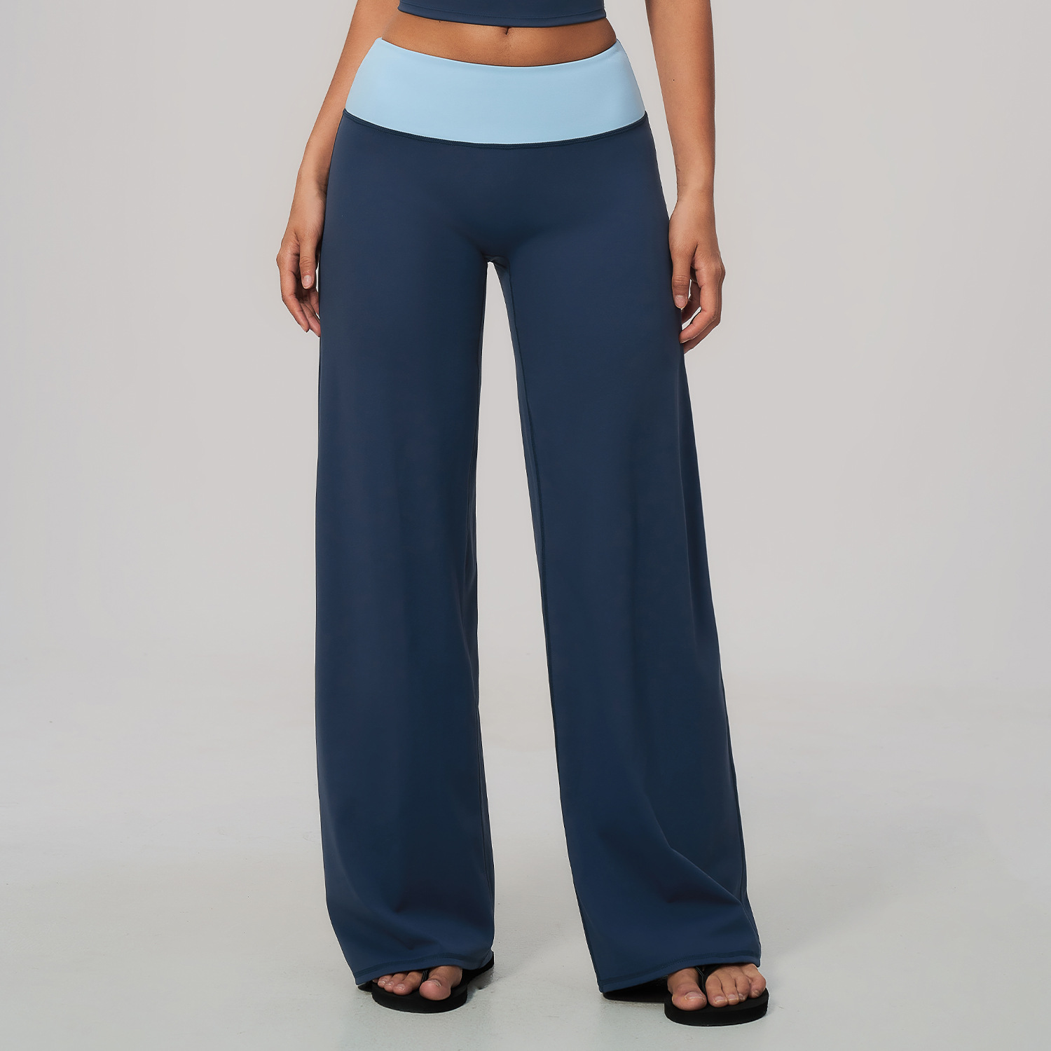 Fashionable Waist Hugging High Waisted And Hip Lifting Micro Flared Yoga Pants 4