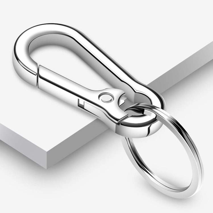 Man Waist Mounted Metal Anti-lost Keychain