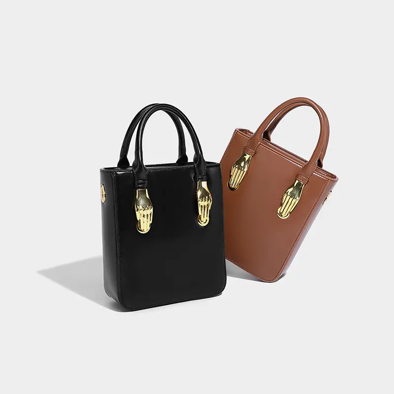 Mini Small Square Bag Metal Handbag Shoulder Crossbody Female