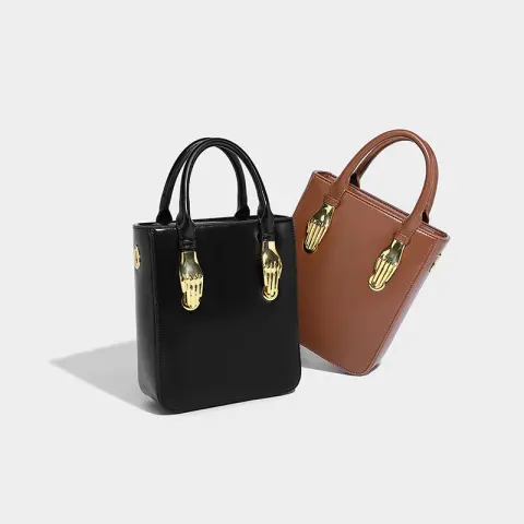 Mini Small Square Bag Metal Handbag Shoulder Crossbody Female