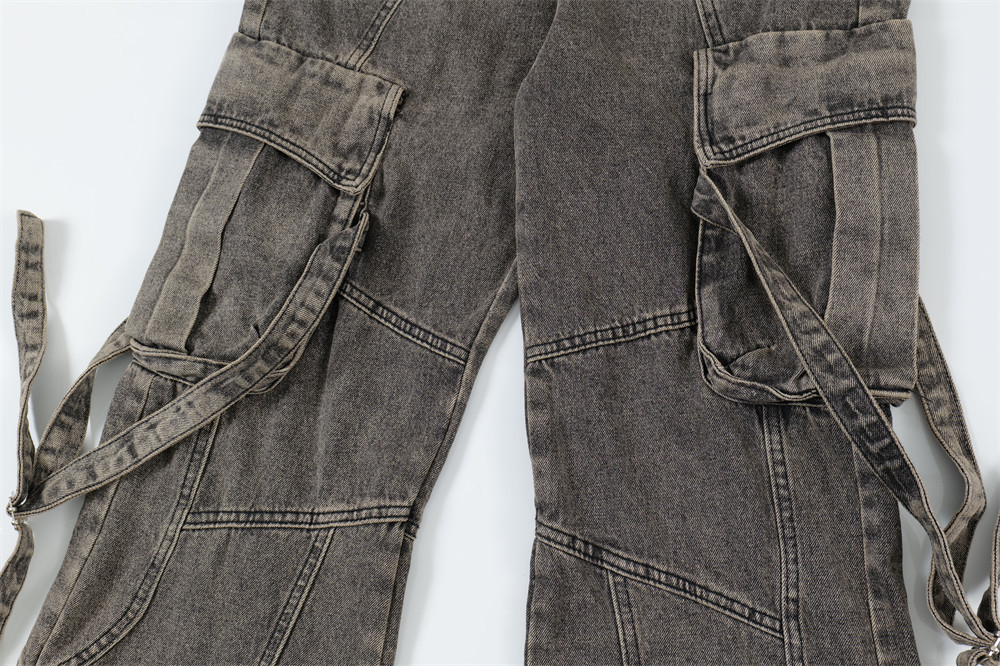 Title 3, Heavy Industry Denim Latzhose Verwaschen und ab...