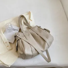 Women's Casual All-match Shoulder Bag - Beige - View 1