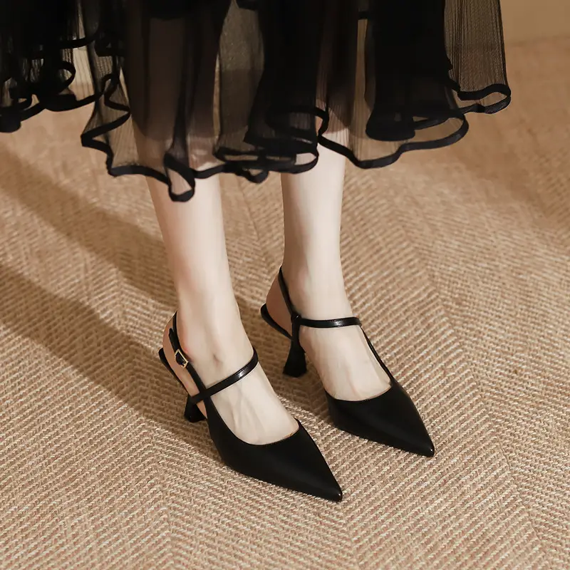 Spring Women's Sandals Women's Fashion Pointed High Heels