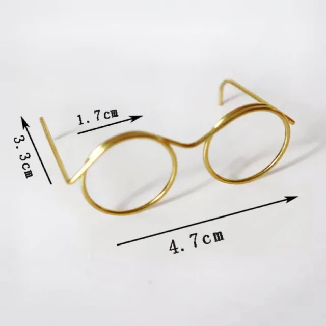 Mini Glasses Frame Twist Stick Puppy Doll Special Large Gold - Shop at LoveMi