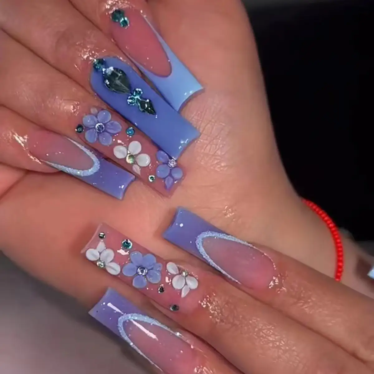 Long European And American Nail Stickers