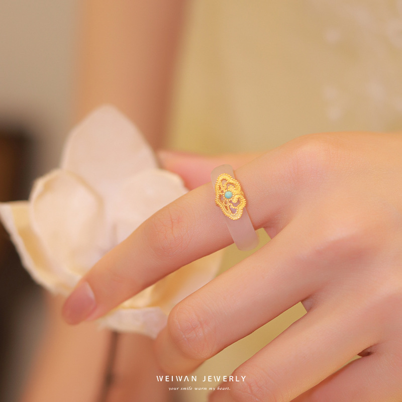 Women's Fashion Casual Multi-treasure Beaded Ring