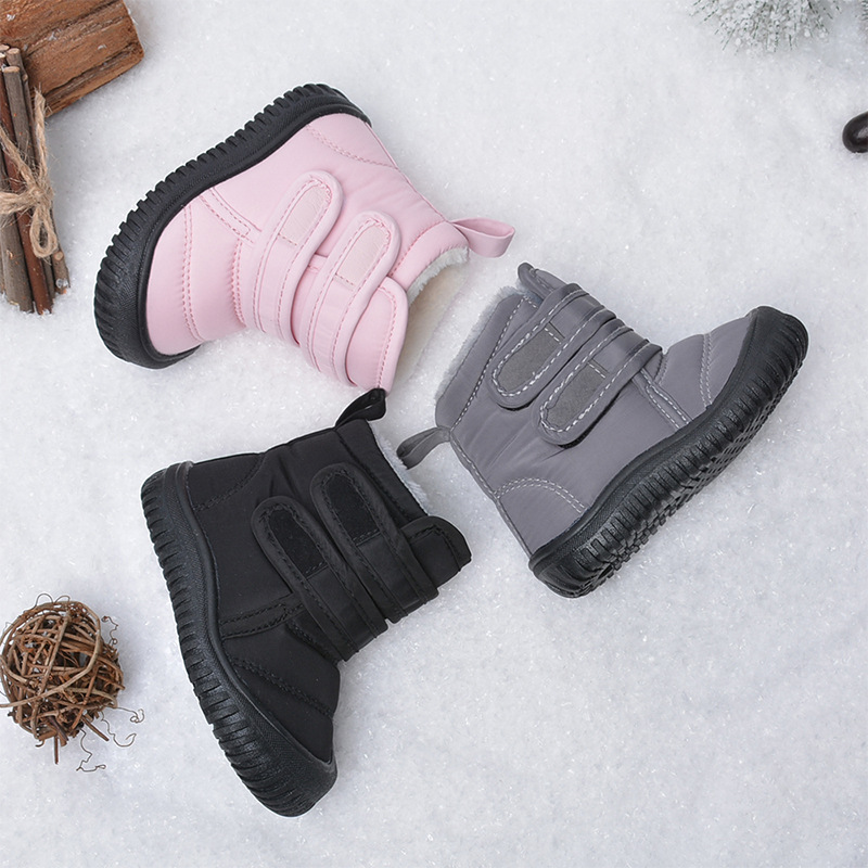 Children's Winter New Velcro Plus Velvet Snow Boots — foto 13