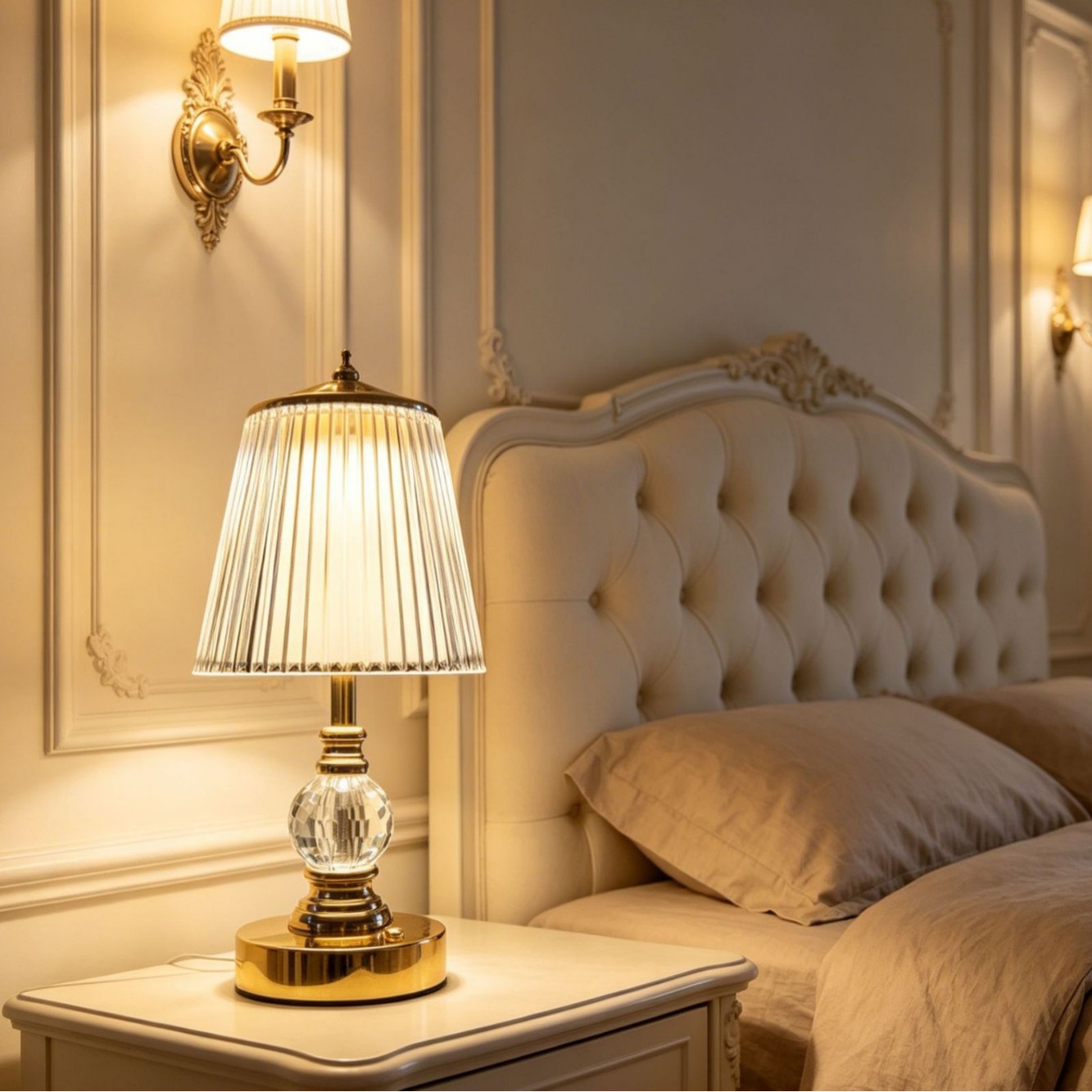 Rechargeable Crystal Table Lamp, picture 3 of 3