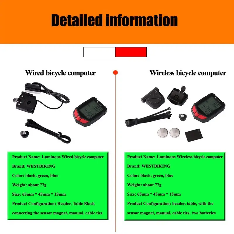 Bicycle English Speedometer For Road Bikes