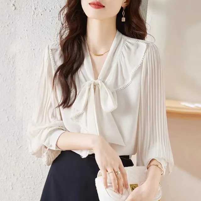 Women's Advanced Design Sense Casual All matching Tops Younger White - Shop at LoveMi