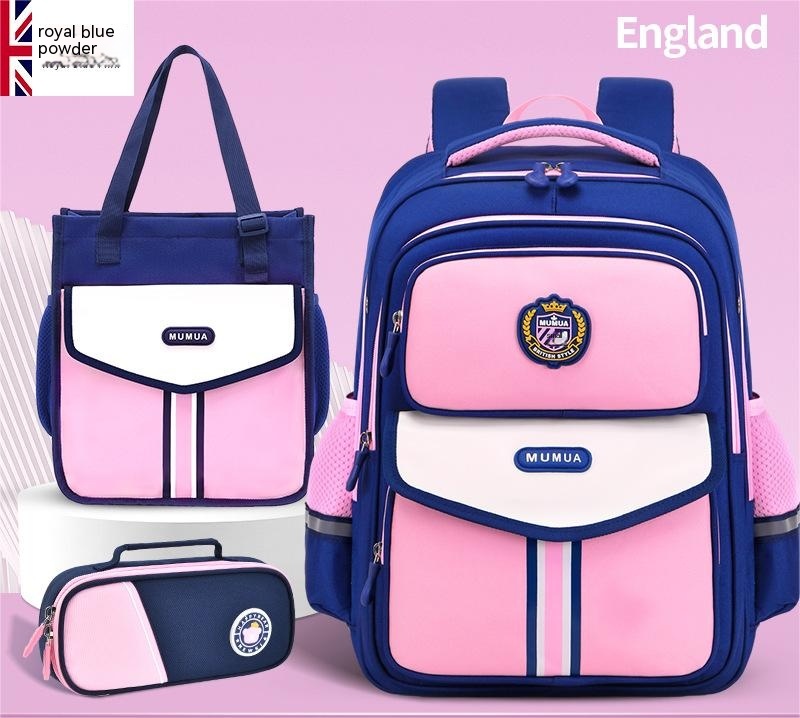 Primary School Student Waterproof Spine Protection Waist Support Large Capacity Backpack Oxford Cloth For Boys And Girls - Image 28